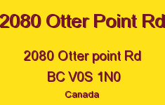 2080 Otter Point Rd 2080 Otter Point V0S 1N0